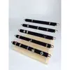 Suporte de Exibição de Anéis de Veludo Acrílico de Três Camadas Suporte de Exibição de Anéis Stand de Exibição de Joias Adereços para Fotografia