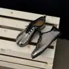 Em Estoque Novos Sapatos Vintage Mary Jane com Bico Dividido, Tênis Planos Simples com Cadarço, Sapatilhas Versáteis de Salto Alto