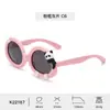 Novos Óculos de Sol Polarizados de Alta Definição em Silicone Macio para Crianças Óculos de Sol Embellished com Desenho de Panda Vermelho para Homens Feminino de Alta Qualidade