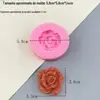 Conjunto de Ferramentas para Assar Chocolate Atacado Molde Flor Rosa Molde de Silicone Grau Alimentício Flor 3D