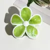 Pinza de Flor de Crema Dulce para Mujer, Nuevo Pinza para Cola de Caballo Alta para la Parte Posterior de la Cabeza, Pinza de Tiburón Coreana de Alta Gama para el Cabello