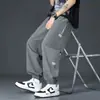 Pantalones Largos Finos de Seda de Hielo Nuevos de Verano para Niños, Adolescentes, Estudiantes de Secundaria, Pantalones Jogger Casuales Deportivos para Hombre con Puños