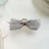 Lindo Lazo de Malla Pequeño Pasador para Mechones Sueltos Pinza Japonesa para Flequillo Lateral Accesorios para el Cabello Lindos Auriculares Accesorios para el Cabello Pinza de Agarre