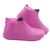 Cubrezapatos Impermeables y Antideslizantes Transfronterizos para Hombres y Mujeres, Cubrezapatos de Bota de Lluvia Engrosados y Resistentes al Desgaste para Estudiantes de Secundaria y Preparatoria, Cubrezapatos de Silicona a Prueba de Lluvia para Adultos