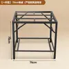 Mesa Dobrável Mesa de Fogo para Assar Mesa de Aquecimento Doméstico de Inverno Rack de Fogo para Assar Multifuncional Simples de Aço Inoxidável Mesa de Jantar Quadrada