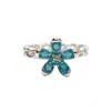 Anel Aberto com Renda e Gotejamento de Óleo Cravejado de Diamantes, Estilo Doce e Fresco, Anel para Dedo Indicador, Joia Versátil de Alto Padrão de Nicho para Mulheres
