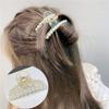 A165 Pinza Perla Clip Grande para Cabello Clip para Cabello de Baño Clip para Cabello de la Parte Trasera Clip para Cabello Roto Coreano Elegante Elegante Garra para Cabello