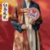 Leque Verde Pontiagudo de Jade para Casamento Xiuhe, Estilo Chinês Noiva Casamento DIY Artesanal Dupla Face Acabado Leque de Casamento de Alto Padrão Presente