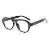 Versión coreana 2024 de GM nuevo espejo óptico OA marco grande ovalado chica popular sentido avanzado espejo plano anti-luz azul gafas venta al por mayor