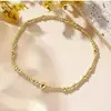 Pulsera de Abalorios Hecha a Mano, Estilo Bohemio de Moda, Set de Tres Piezas, Joyería Elegante Apilable para Mujeres