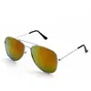 Gafas de Sol Unisex de Moda 3026 Multicolores Estilo Piloto Aviador Metal Gafas de Sol Venta al por Mayor Puesto Callejero
