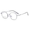 H5559 Armazón de Gafas Metálico Polygonal Pequeño Personalizado Armazón No Magnético Memoria Titanio Cara Pequeña Miopía Armazón Óptico Se Pueden Montar Lentes