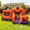 Castillo Inflable Infantil para Exterior Tema Boda Macaron Trampolín Blanco Casa de Juguete Inflable