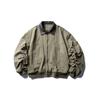 Roupas Vintage Outono 2025 Tendência Retro Americana Marca Lavagem Pesada Desgastado Cleanfit Jaqueta Curta Larga para Homens