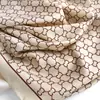 Bufanda Cuadrada de Seda de Sarga de Alta Gama de 90 cm Venta Directa de Fábrica Otoño Nuevo Lujo Accesible Bufanda Cuadrada Estampada Regular Simple