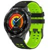 Correa de Reloj de Silicona Bicolor de 22 mm Adecuada para Relojes Huawei, Xiaomi, Honor, Samsung, Garmin y Suunto con Diseño de Hebilla Doble