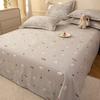 Lençóis de Cama Puros de Algodão Escovado Dachshund Peça Única Outono e Inverno Espessados Puros de Algodão Cobertor de Quilt Infantil Cama de Dormitório Único Conjunto de Três Peças