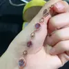 Pulsera Alexander de plata de ley con incrustaciones de cultivo de laboratorio para mujer, piedra principal 5x7mm, venta directa de fábrica