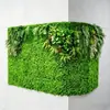 Parede de Plantas Parede de Fundo de Plantas Verdes Decoração de Parede Interna Varanda Cabeça de Porta Tridimensional Gramado Artificial Biônico