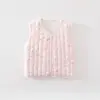 Roupa de bebê borboleta colorida AnYang, colete para bebê, colete acolchoado de inverno 80g, colete unissex para bebê, colete quente