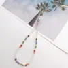 Nova série de frutas de cerâmica macia corrente de celular diy capa de celular acrílico estrela de cinco pontas corrente de celular coleção tendência