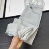 Macio para chorar! Tecido Tencel Cor Clara Fino Verão Feminino Estreito Solto Reto Dosagem Perna Larga Jeans Calças