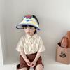 Sombrero de sol infantil de Ultraman tiembla con el mismo sombrero de copa vacío que cambia de color sombrero de sol transpirable de ala ancha para niños