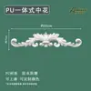 Fundo de Parede Decorativo em PU Francês com Flores Médias Moldagem de Flores Decorativas Canto Integrado Teto Esculpido Gesso Combinação Cabeça de Porta Flor