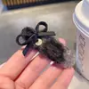 Pinza para el pelo de felpa con estampado de leopardo para otoño e invierno, nuevo clip lateral para flequillo de mujer, clip BB sin costuras para pelo suelto, clip para flequillo, pelo
