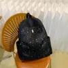 Mochila coreana estilo ins de estrellas pequeñas para estudiantes de secundaria femeninas, de alta gama, única y no repetitiva, mochila de alta apariencia para estudiantes de primaria