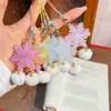 Copos de Nieve Grandes de ColoresCcd Correa Pompones Hechos a Mano DIY Estilo Girly Ins Cadena para Teléfono Colgante Lindo Gu-Ben