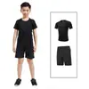 Roupas Apertadas Infantis Conjunto de Roupas para Treinamento Fitness Roupas Esportivas para Meninos Camiseta Base Fitness Secagem Rápida Meninas Alunos do Ensino Fundamental e Médio