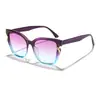 Gafas de Sol Raine Nuevas Elegantes Retro Clásicas Bloque de Color Ojo de Gato para Mujer Estilo Europeo y Americano de Alta Gama Esenciales para Protección Solar