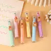 Parche de Resina de Capibara Bolígrafo Fluorescente Tres en Uno Dibujo Animado Bolígrafo de Tres Colores para Diario Bolígrafo Atractivo de Premio para Niños Papelería