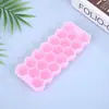 Bandeja de Hielo Casera de Silicona Suave con 36 o 24 Compartimentos, con Tapa, Molde para Cubitos de Hielo, Fabricador de Hielo para Cafetería, Silicona de Grado Alimenticio
