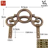 Nuevo Gancho Chino de Latón Xiangyun Retro Gancho de Cobre Puro Placa Accesorios para Marco de Fotos Soporte para Marco de Espejo Gancho Antiguo