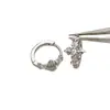Pendientes de cobre ecológicos para todo el cuerpo, diseño de cruz de iris a la moda, sentido de diseño, barra curva de moda, ear cuff, pendientes para agujero de oreja