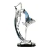 Ornamento Criativo de Luxo Leve de Menina Dançarina para Sala de Estar Decorações de Armário de Vinho Artesanato em Resina para Amigos