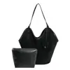 Bolsa grande estilo coreano para trabalho e deslocamento, nova bolsa tote de moda nicho outono 2025, bolsa de ombro casual para mulheres