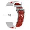 Adequado para Jiaming Vivoactive 4 Pulseira de Silicone 22mm Pulseira de Pulso de Reposição de Silicone de Duas Cores Pulseira Jiaming