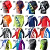 Ropa Fox Downhill Ropa de Ciclismo para Bicicleta de Montaña Tops para Hombre de Manga Larga Verano Ropa para Motocicleta Todoterreno Transpirable de Secado Rápido