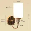 Lámpara de Pared de Plástico para Mesita de Noche de Hotel Ahorradora de Energía Dormitorio Simple Creativa Retro Sala de Estar Escalera LED Balcón
