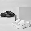 Pantuflas de Suela Gruesa para Mujer, Tendencia Ins Europea y Americana de Verano, Sandalias de Cuña con Suela Suave de Eva para Uso en Exteriores, Pantuflas Estilo París