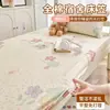 Sábana bajera de algodón para estudiante, funda de cama de una sola pieza, dormitorio, protector de colchón estampado, cobertura completa, nuevo modelo 2026 cama