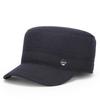 Otoño e Invierno Nuevo Sombrero de Hombre Invierno Algodón Protección para las Orejas Lana Gorra Plana para Hombre de Mediana Edad Sombrero para Ancianos Gorro Cálido para Exteriores