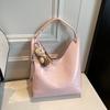 Bolsa de Moda Texturizada de Primavera, Bolsa de Grande Capacidade para Mulheres, Nova Bolsa de Ombro Estilo 2026, Bolsa Tote Transversal de Ombro Simples na Moda
