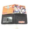 Cartera corta de PU para hombre y mujer con cola de hada, billetera para adolescentes, estudiantes, anime, Hokage, monedero gris