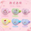 Pinza para el Cabello con Forma de Corazón de Color Caramelo de Dibujos Animados para Niñas Niños Pinza para el Cabello Dulce Femenina Linda Pinza para Flequillo Pequeña Pinza Accesorios para el Cabello