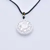 Colar de Prata Pura S999 para Mulheres, Pingente de Lótus, Estilo Chinês Tradicional, Presente para Namorada, Moderno e Elegante Dz091