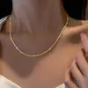 Venta caliente transfronteriza estilo ins simple cadena de coliflor cadena brillante para clavícula collar de estrellas collar para mujer